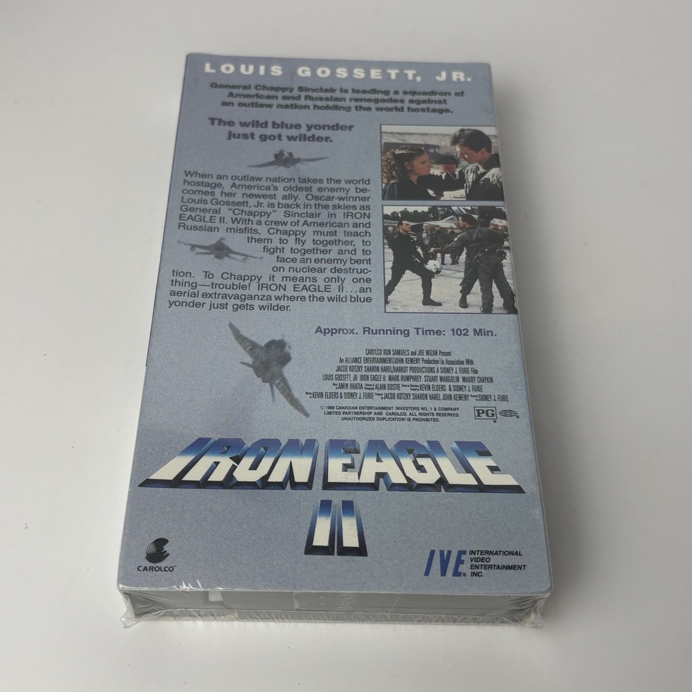 Iron Eagle 1, 2 & 3 VHS Tape Lot (Louis Gossett Jr) Brand New Sealed CBS Fox - Picture 5 of 7